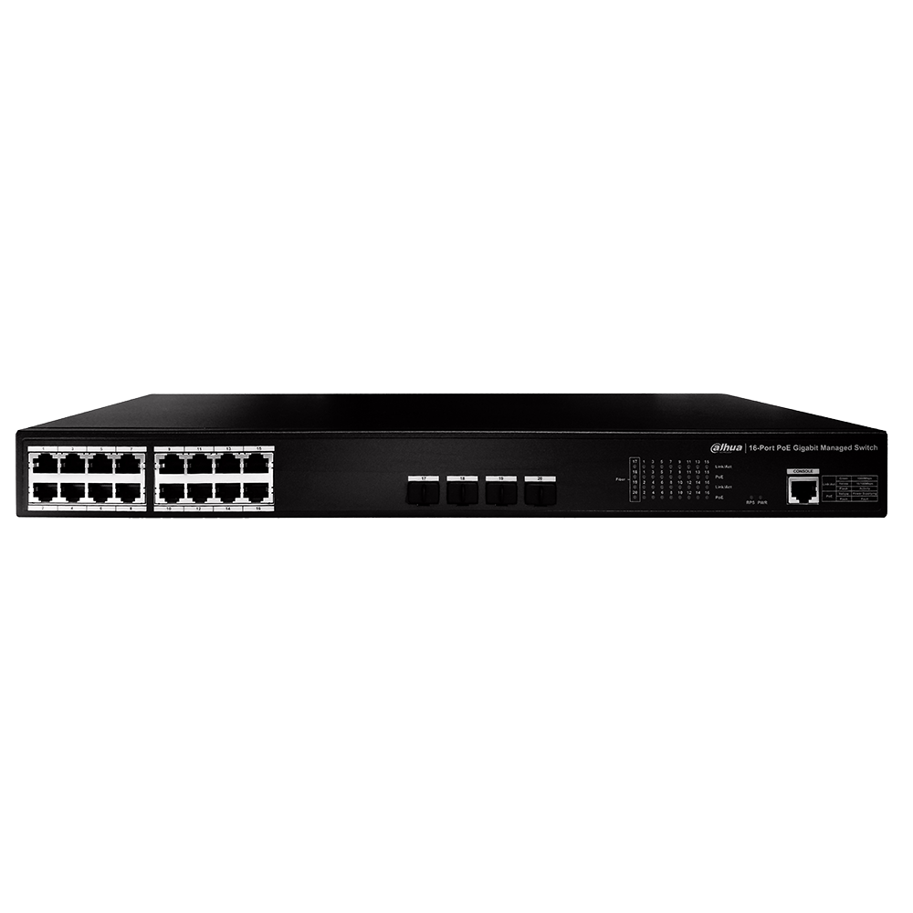 EOL: 16-Port Layer 2 Managed PoE Gigabit Switch - Dahua Technology - World  Leading Video-Centric AIoT Solution & Service Provider