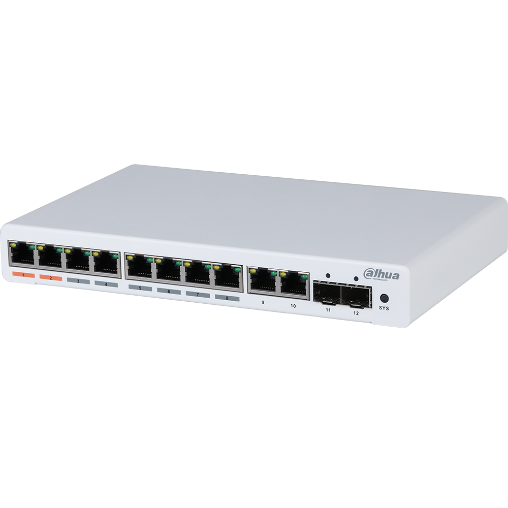8-port Managed PoE Gigabit Ethernet Switch – Dahua Technology USA Inc