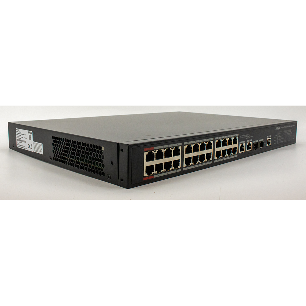 24-port PoE 2.0 Managed Ethernet Switch - Dahua Technology - World Leading  Video-Centric AIoT Solution & Service Provider